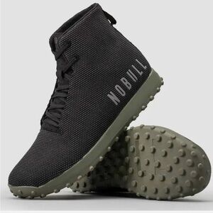NOBULL High Top Turf Trainer Black and Olive Athletic Shoes CrossFit Sz W9 M7.5